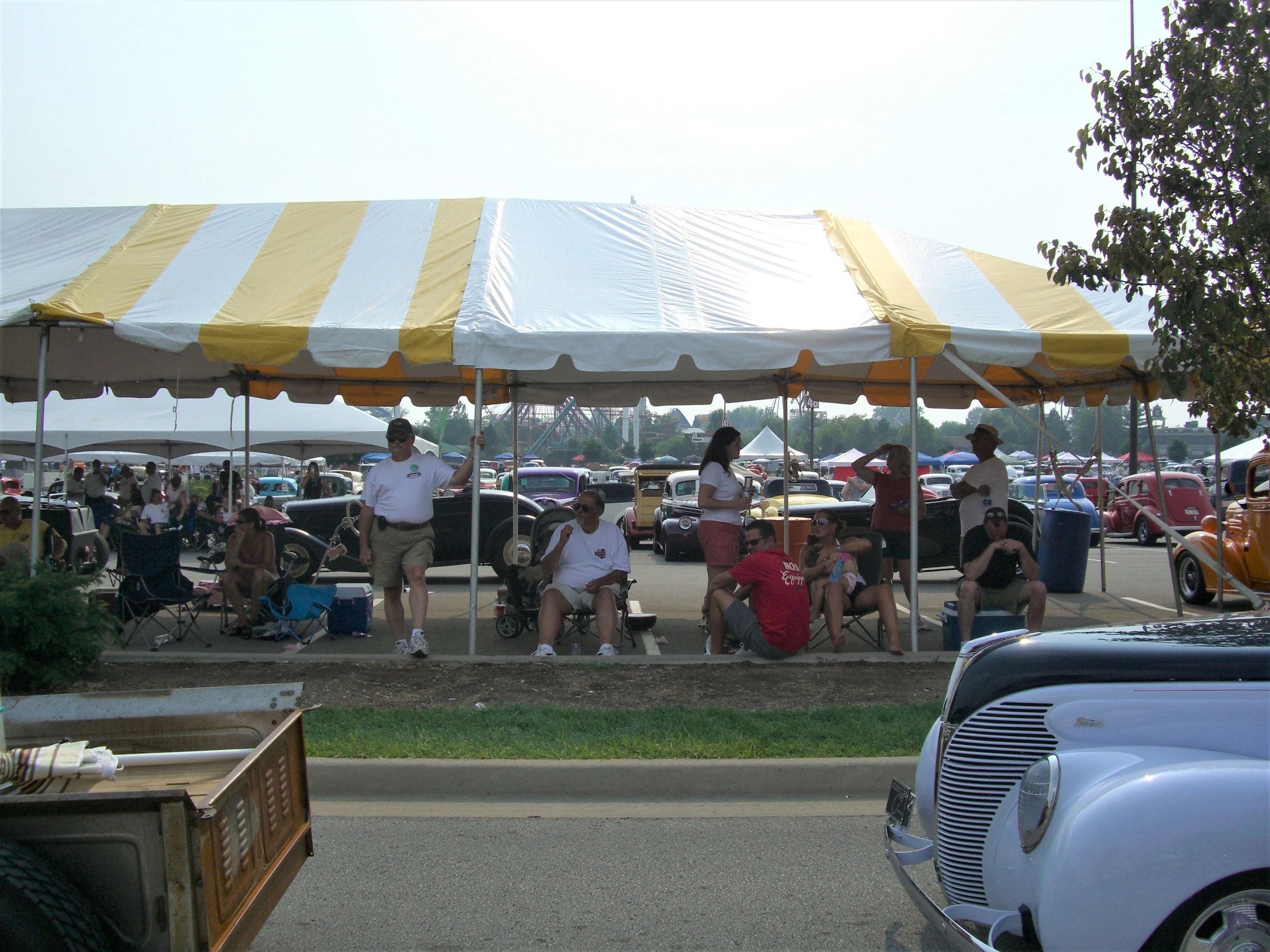 CIncy's yearly tent at Street Rod
